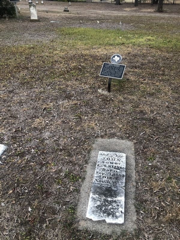 John Keenan Marker. Click for full size. John Keenan Marker image. Click for full size.