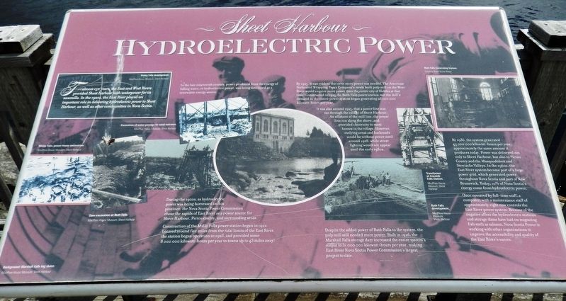Hydroelectric Power Marker image. Click for full size.