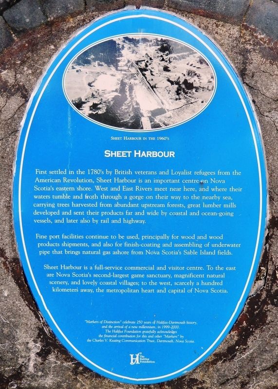 Sheet Harbour Marker image. Click for full size.