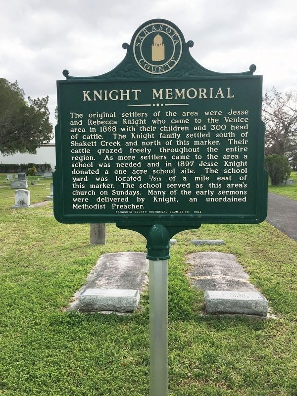 Knight Memorial Marker (side 1) image. Click for full size.