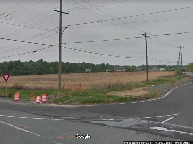 Blue Ball Tavern Marker is missing from the corner.. Click for full size. Blue Ball Tavern Marker is missing from the corner. image. Click for full size.