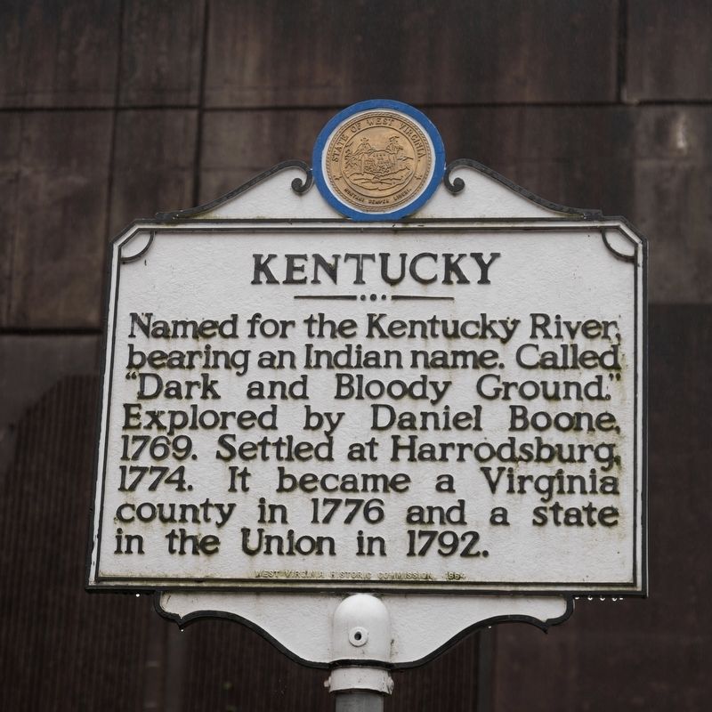 Kentucky side of marker image. Click for full size.