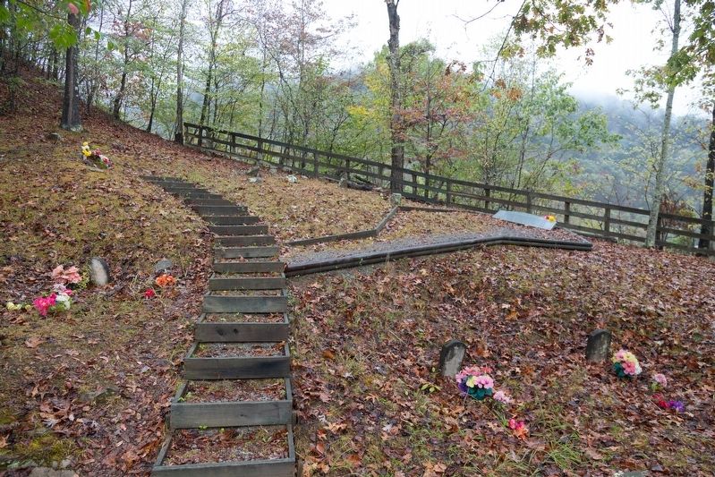 The Private Cemetery at the Top of the Hill. Click for full size. The Private Cemetery at the Top of the Hill image. Click for full size.