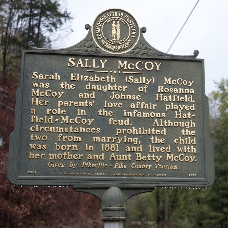 Sally McCoy Side of Marker image. Click for full size.