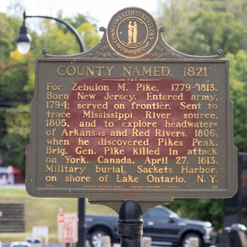 County Named, 1821, Marker. Click for full size. County Named, 1821, Marker image. Click for full size.