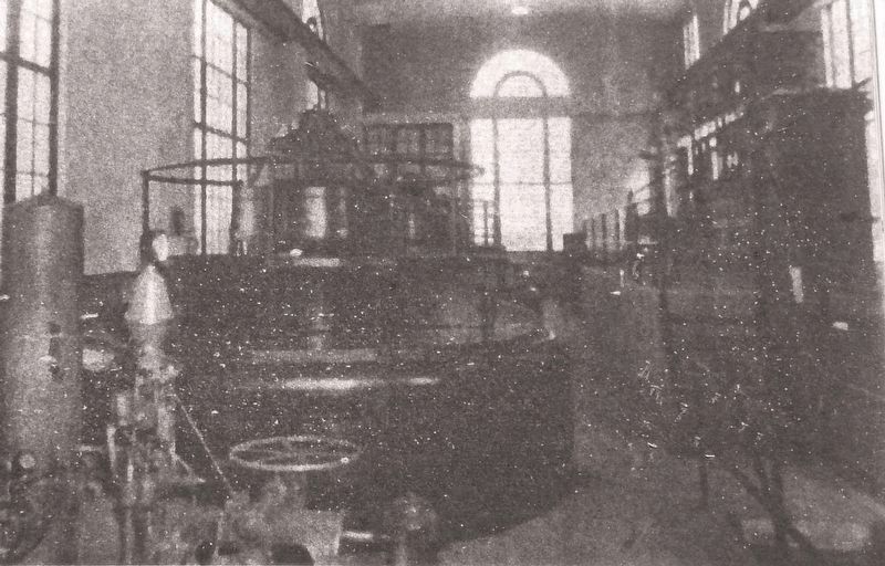 Marker detail: Ruth Falls Generating Station image. Click for full size.