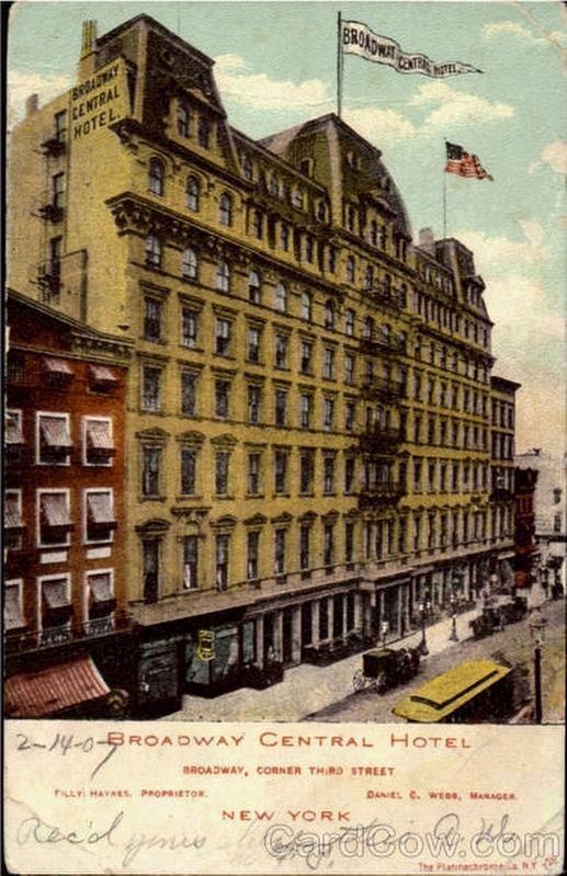 The Broadway Central Hotel. Click for full size. The Broadway Central Hotel image. Click for full size.