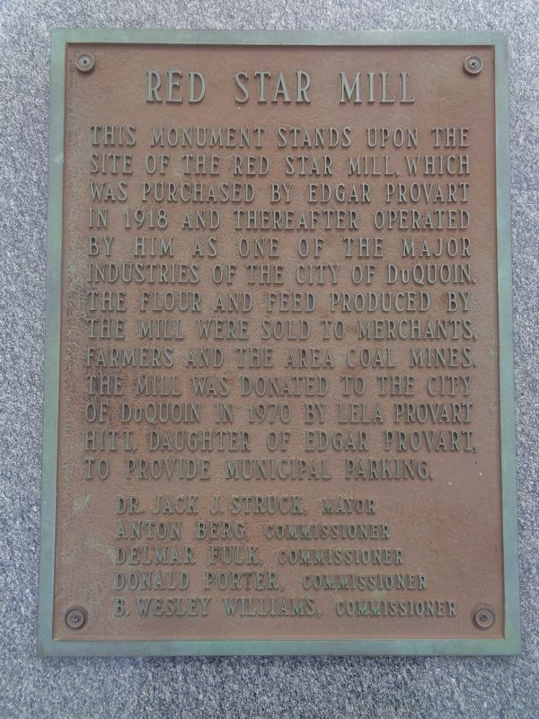Red Star Mill Marker. Click for full size. Red Star Mill Marker image. Click for full size.