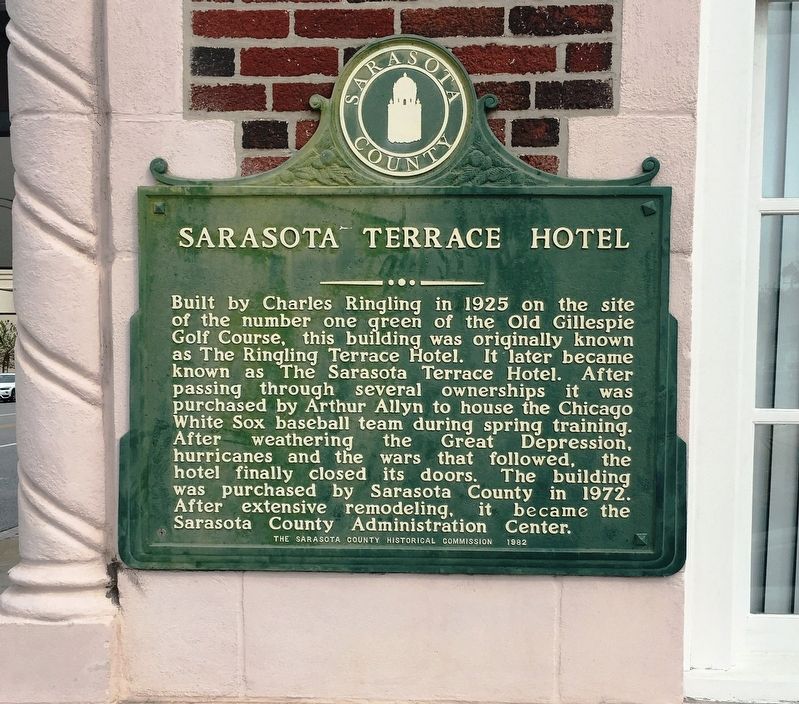 Sarasota Terrace Hotel Marker image. Click for full size.