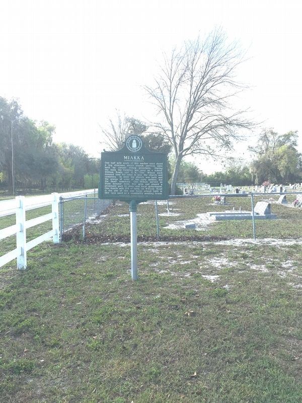 Miakka Marker. Click for full size. Miakka Marker image. Click for full size.
