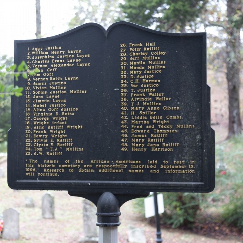 The Dils Cemetery Marker, Reverse image. Click for full size.