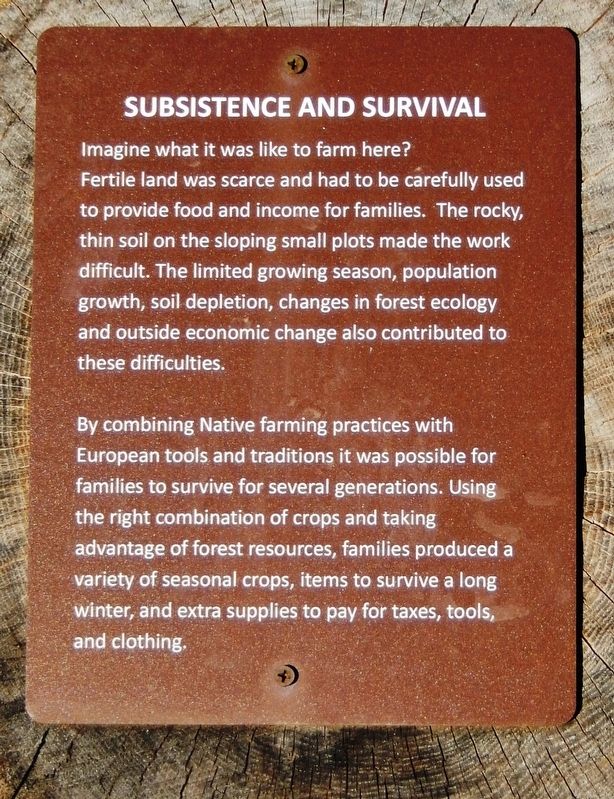 Subsistence and Survival Marker image. Click for full size.