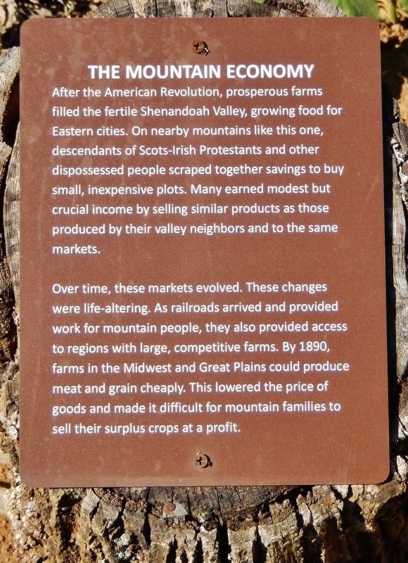 The Mountain Economy Marker image. Click for full size.