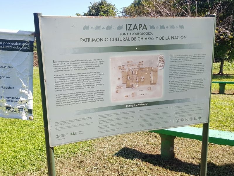 Izapa Archaeological Zone Marker image. Click for full size.