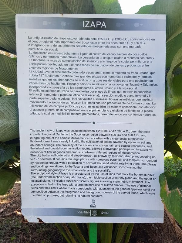 An additional Izapa Archaeological Zone Marker image. Click for full size.