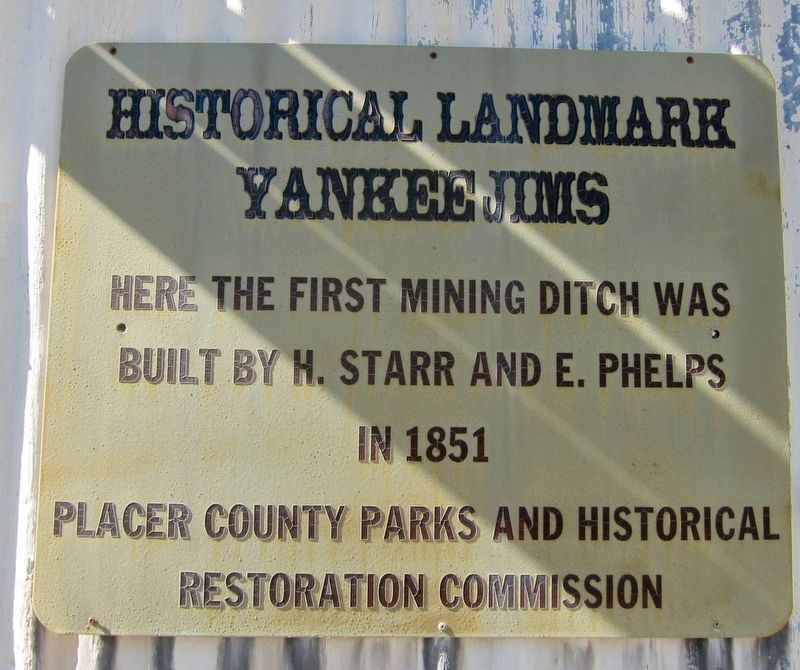 First Mining Ditch Marker image. Click for full size.