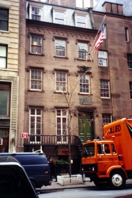 Theodore Roosevelt House, 2001. Click for full size. Theodore Roosevelt House, 2001 image. Click for full size.