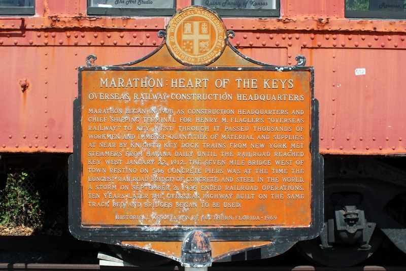 Marathon: Heart of the Keys Marker image. Click for full size.