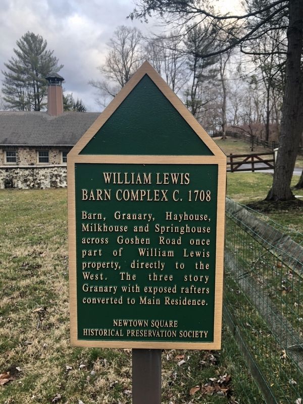 William Lewis Barn Complex Marker image. Click for full size.