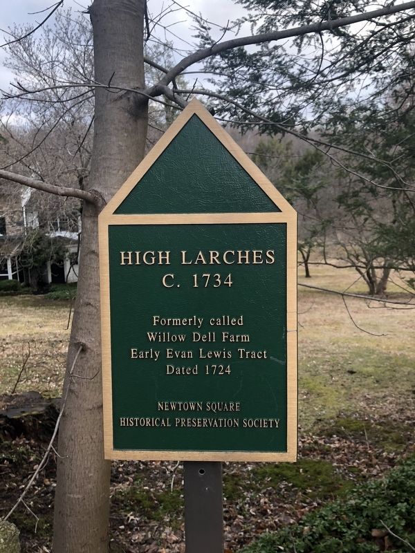 High Larches Marker. Click for full size. High Larches Marker image. Click for full size.