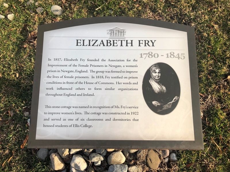 Elizabeth Fry Marker. Click for full size. Elizabeth Fry Marker image. Click for full size.