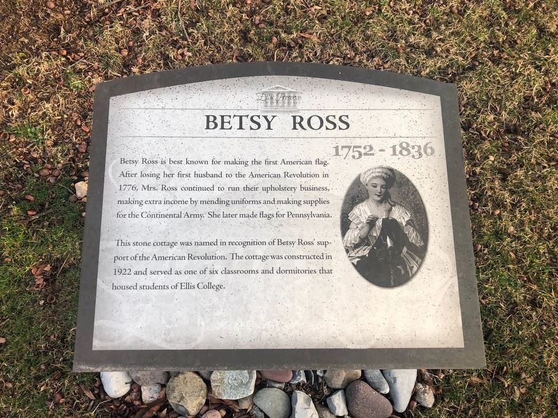 Betsy Ross Marker image. Click for full size.