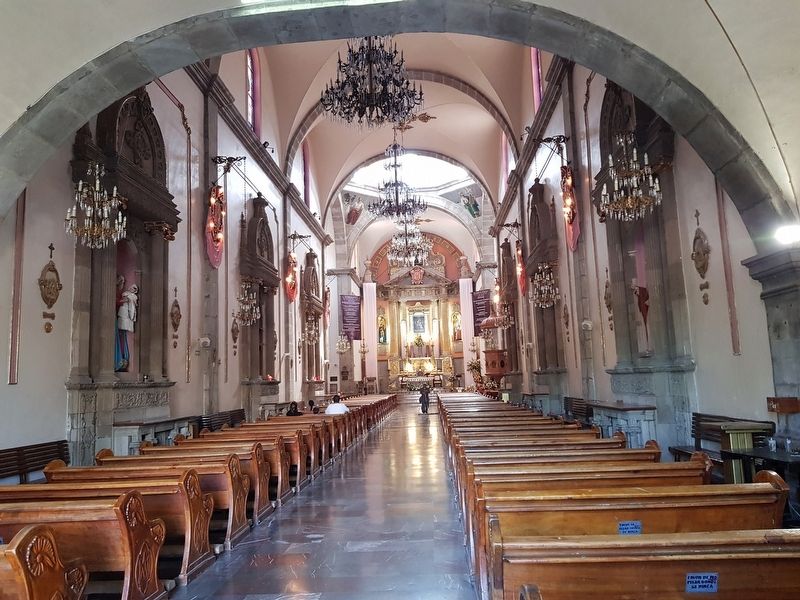 An interior view of the Parish Church of San Francisco Asís. Click for full size. An interior view of the Parish Church of San Francisco Asís image. Click for full size.