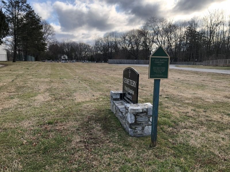7th Day Baptist Cemetery Marker. Click for full size. 7th Day Baptist Cemetery Marker image. Click for full size.