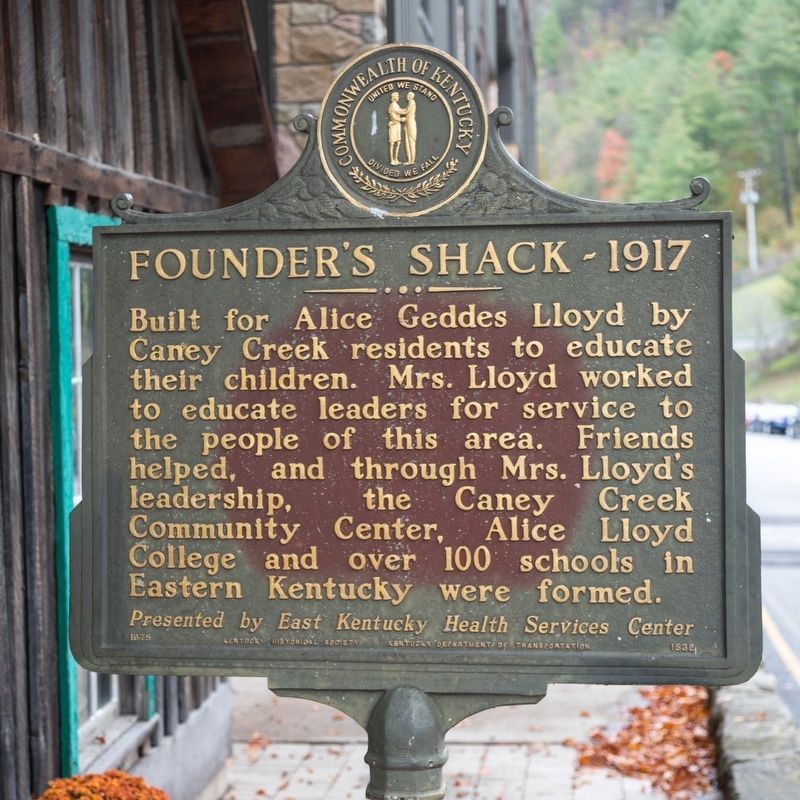 Founder’s Shack Marker. Click for full size. Founder’s Shack Marker image. Click for full size.