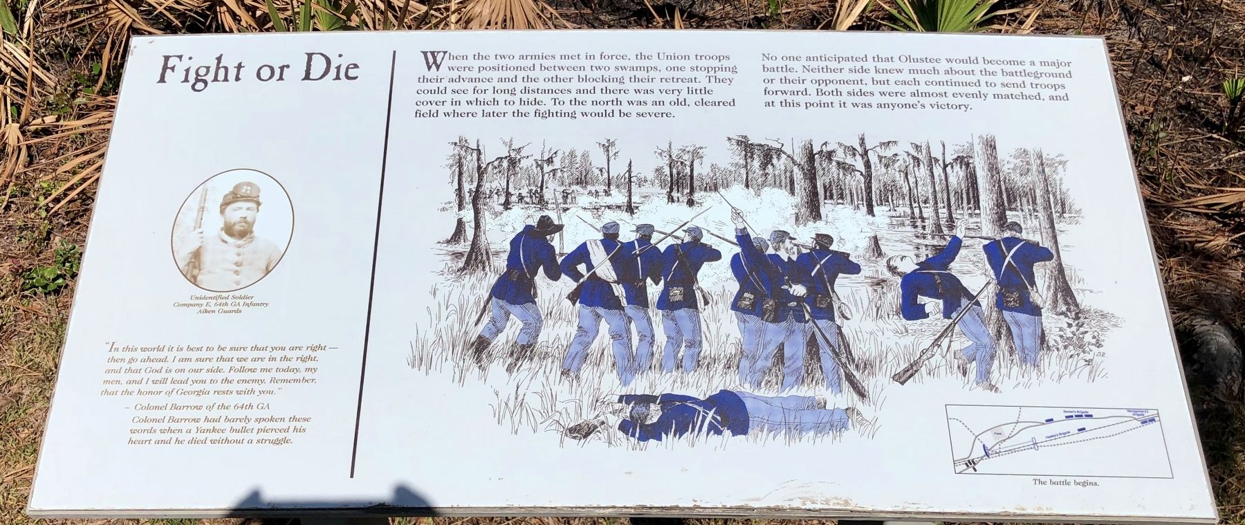 Fight or Die Marker. Click for full size. Fight or Die Marker image. Click for full size.