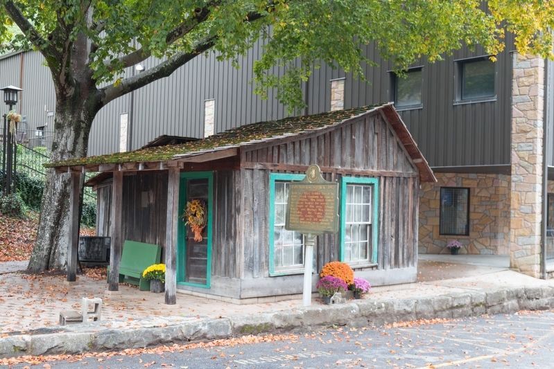 Founder’s Shack and Marker. Click for full size. Founder’s Shack and Marker image. Click for full size.