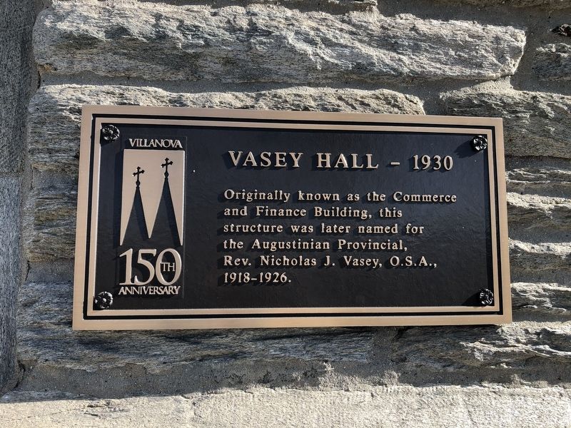 Vasey Hall - 1930 Marker image. Click for full size.