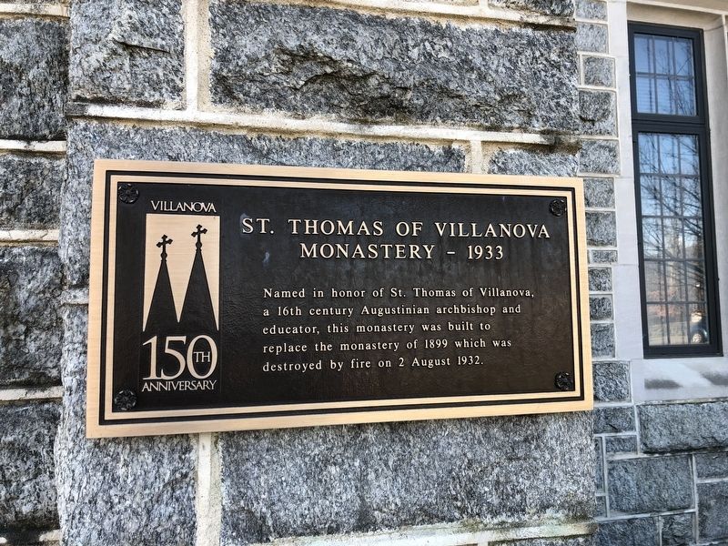 St. Thomas of Villanova Monastery - 1933 Marker. Click for full size. St. Thomas of Villanova Monastery - 1933 Marker image. Click for full size.