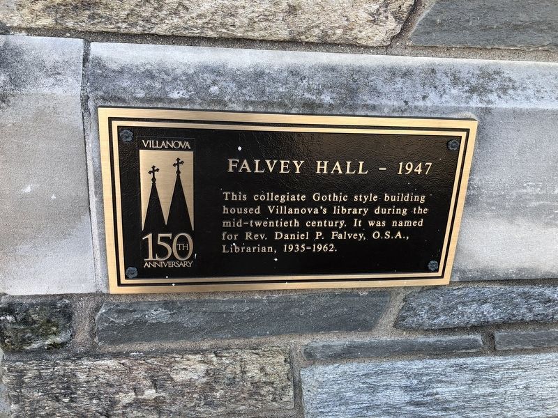 Falvey Hall - 1947 Marker image. Click for full size.