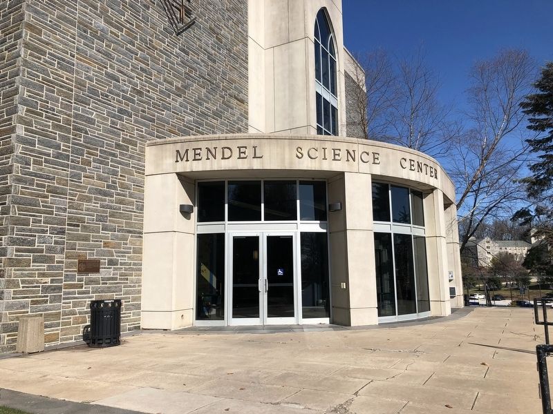 Mendel Science Center - 2001 Marker image. Click for full size.