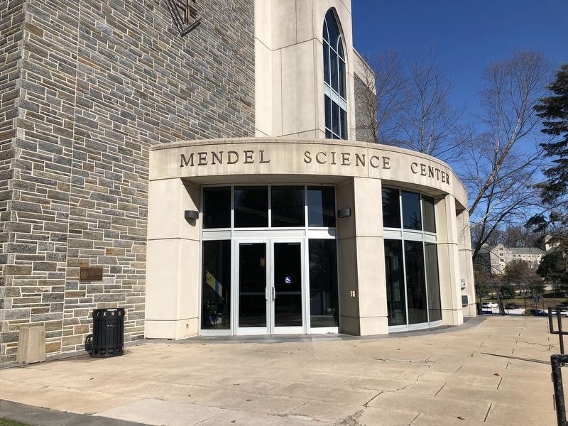 Mendel Science Center - 2001 Marker. Click for full size. Mendel Science Center - 2001 Marker image. Click for full size.