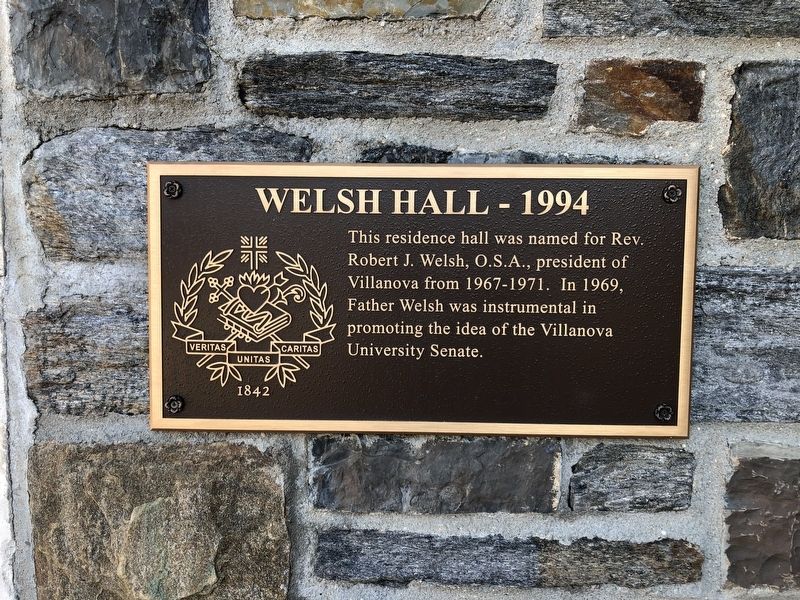 Welsch Hall - 1994 Marker image. Click for full size.