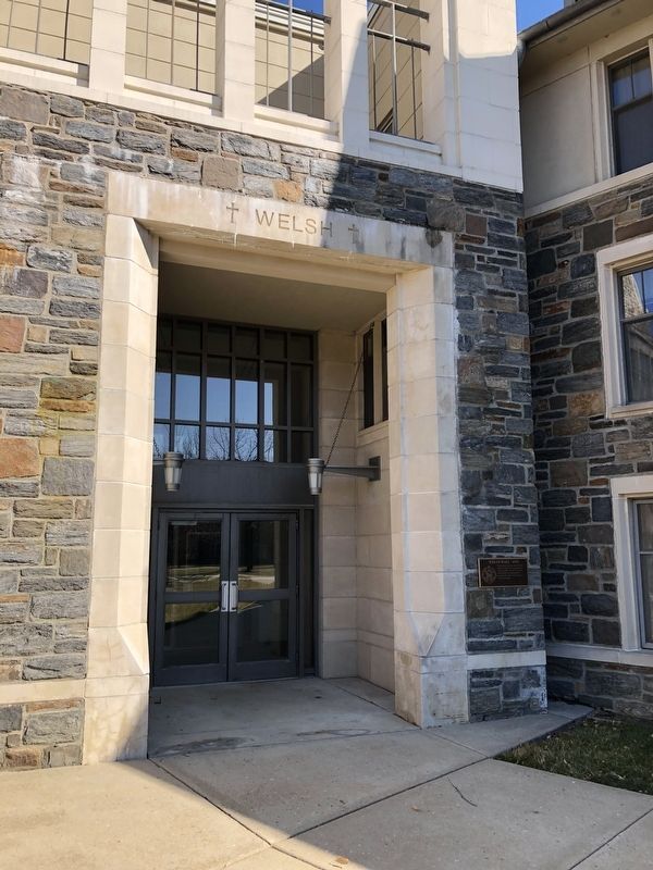Welsch Hall - 1994 Marker. Click for full size. Welsch Hall - 1994 Marker image. Click for full size.