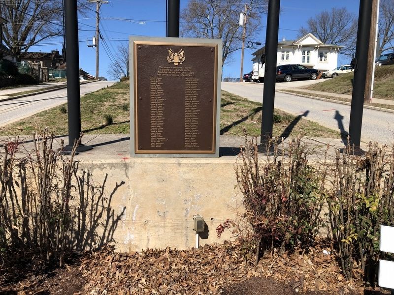 Battery C, 166th Field Artillery Marker. Click for full size. Battery C, 166th Field Artillery Marker image. Click for full size.