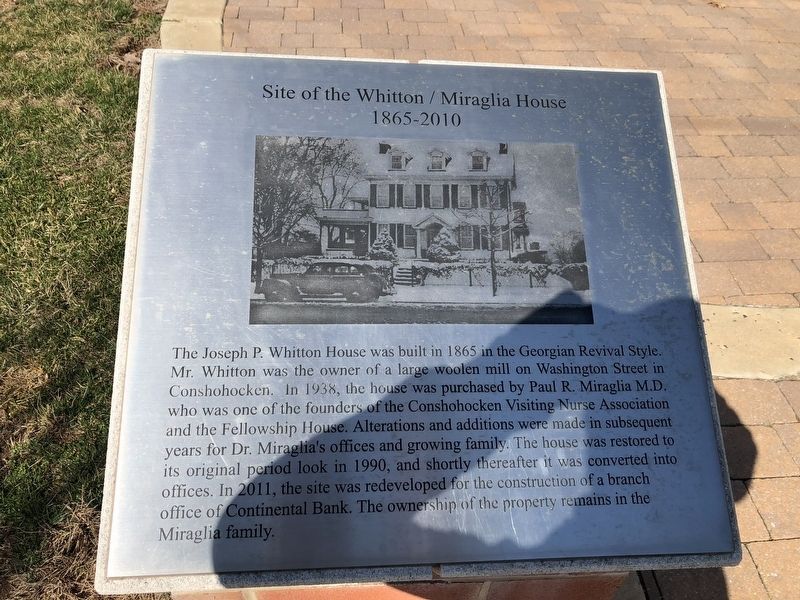 Site of the Whitton / Miraglia House Marker image. Click for full size.
