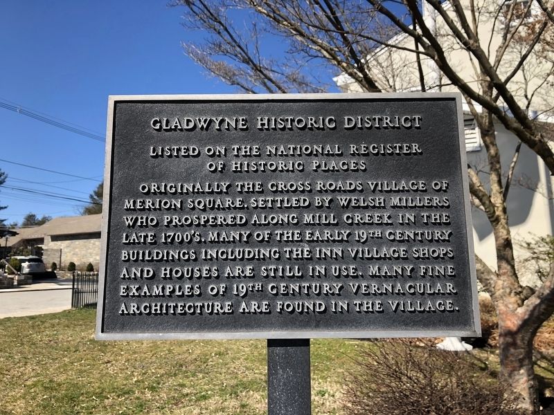 Gladwyne Historic District Marker image. Click for full size.