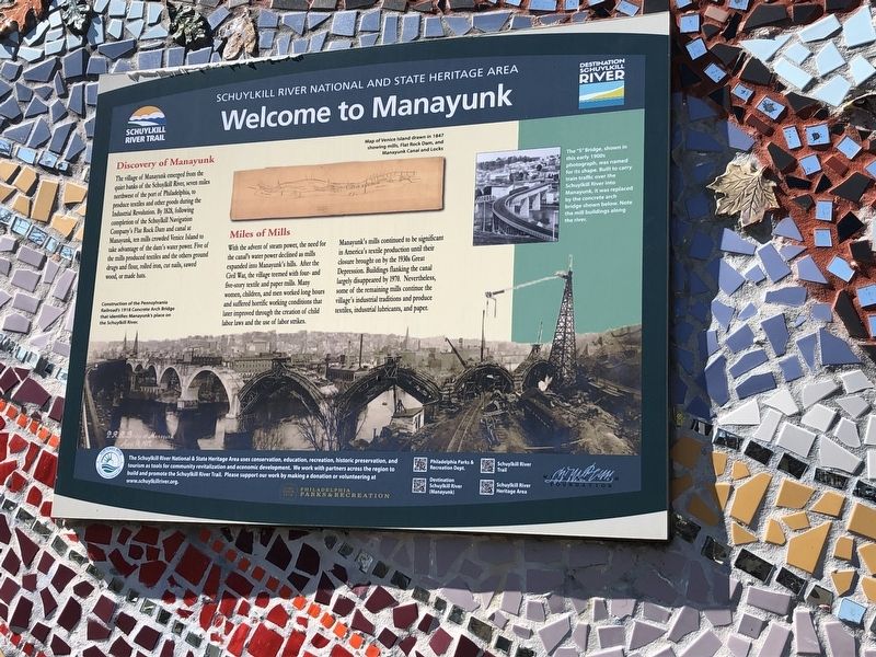 Welcome to Manayunk Marker image. Click for full size.