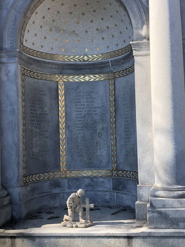 Close up of names on the memorial. Click for full size. Close up of names on the memorial image. Click for full size.