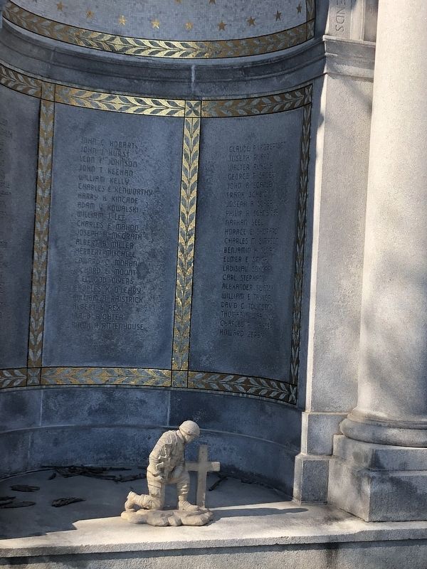 Close up of names on the memorial. Click for full size. Close up of names on the memorial image. Click for full size.