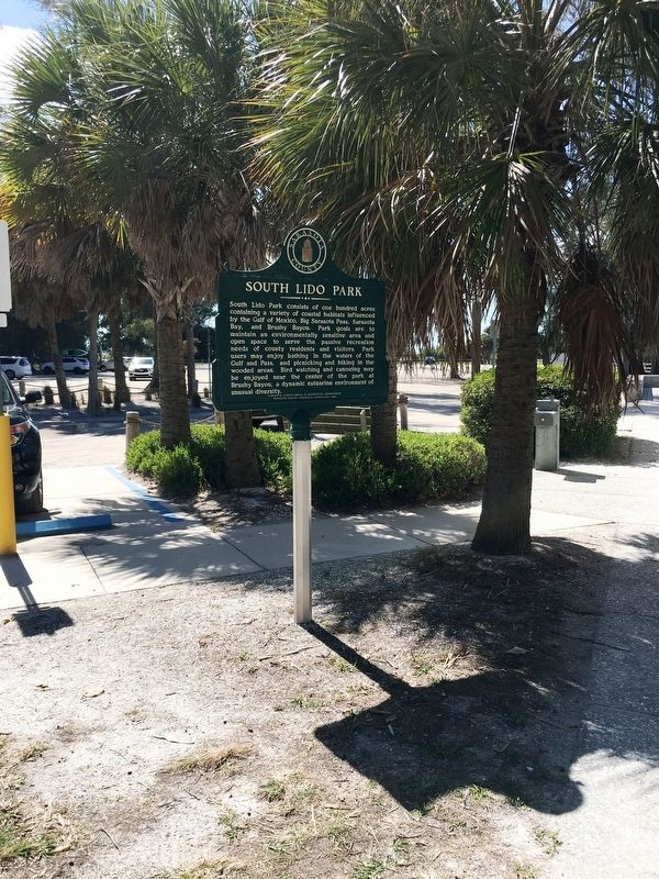 South Lido Park Marker image. Click for full size.