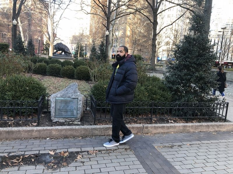Rittenhouse Square Marker. Click for full size. Rittenhouse Square Marker image. Click for full size.