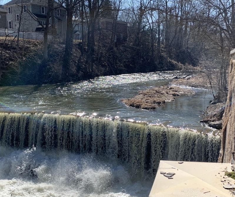 Flint Creek at Old Stone Shop Marker image. Click for full size.