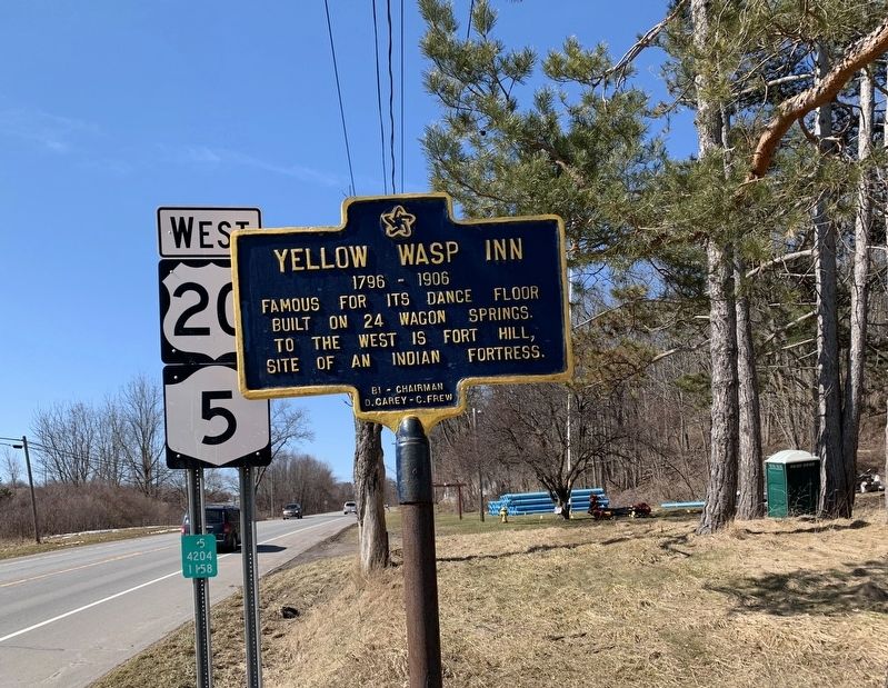 Yellow Wasp Inn Marker. Click for full size. Yellow Wasp Inn Marker image. Click for full size.
