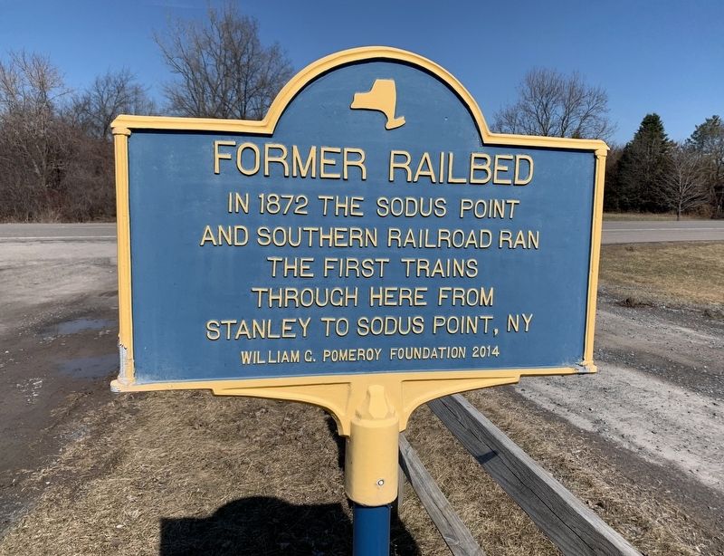 Former Railbed Marker image. Click for full size.