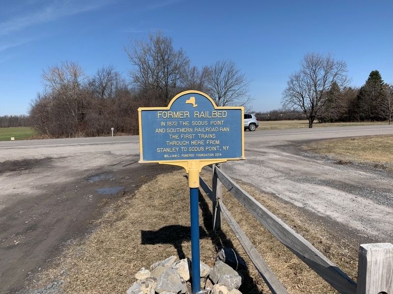 Former Railbed Marker image. Click for full size.